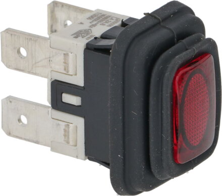 16 - Dvoupólový spínač červený