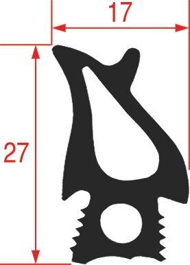 Těsnění dveří typ 201