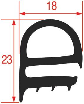 Těsnění dveří 101